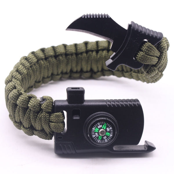 4 in 1 Survival Bracelet