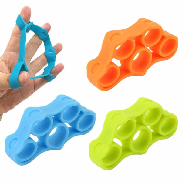 1Pcs Silicone Finger Gripper Strength Trainer Resistance Band