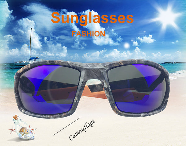 Polarized Sunglasses  Camouflage Frame  UV400