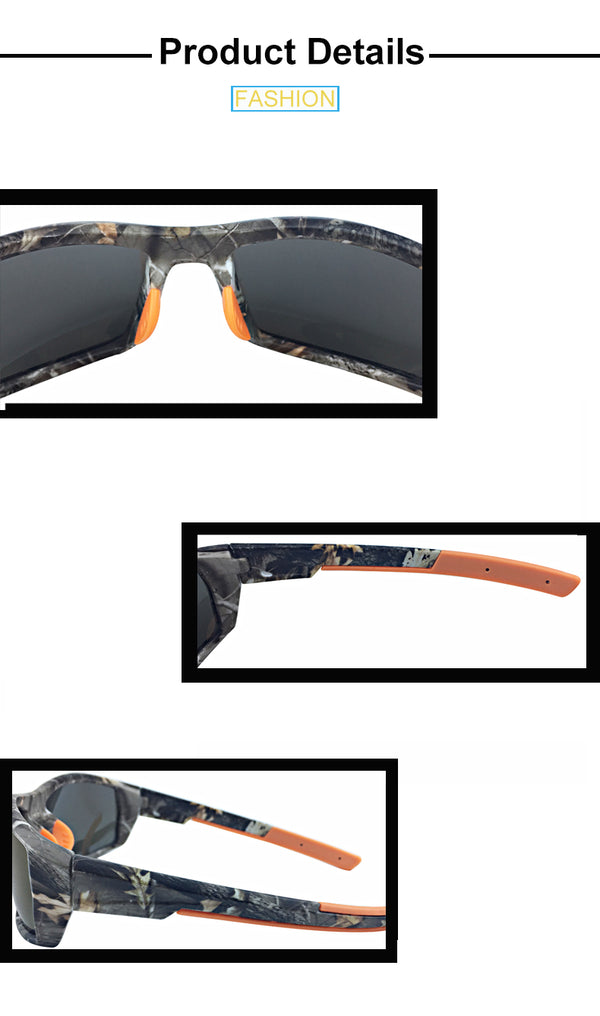 Polarized Sunglasses  Camouflage Frame  UV400