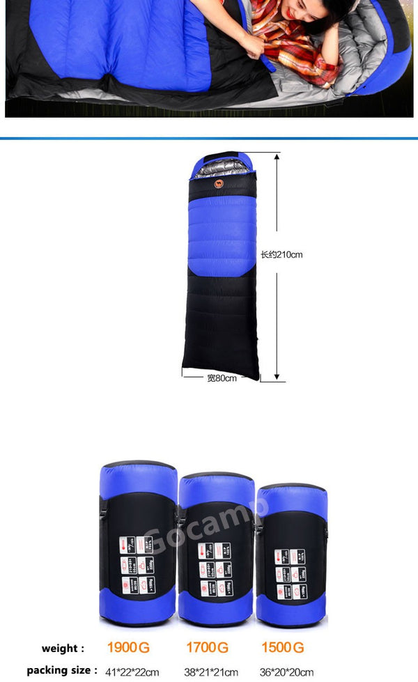 Ultralight Envelope Duck Down Sleeping Bag