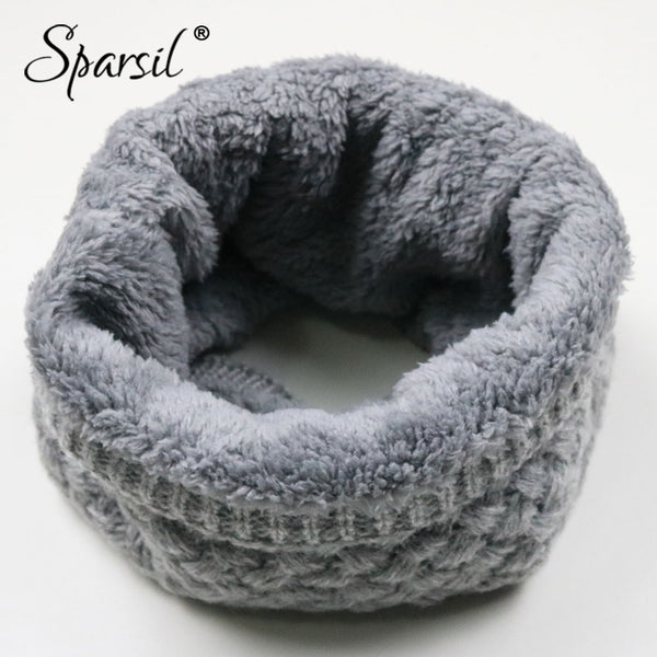 Unisex Winter Warm Knitted Ring Scarves