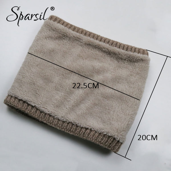 Unisex Winter Warm Knitted Ring Scarves