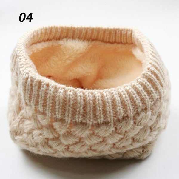 Unisex Winter Warm Knitted Ring Scarves