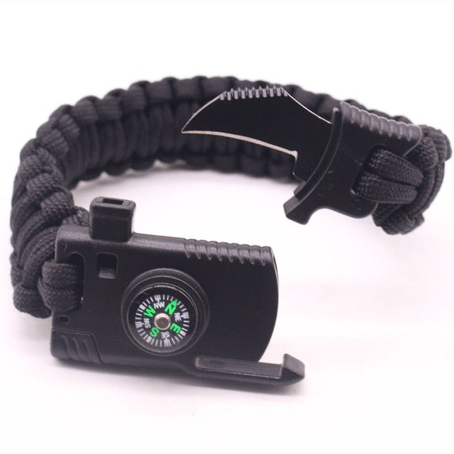4 in 1 Survival Bracelet