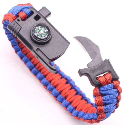 4 in 1 Survival Bracelet