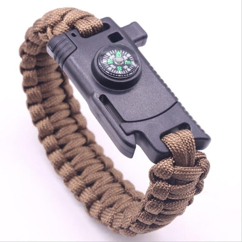 4 in 1 Survival Bracelet
