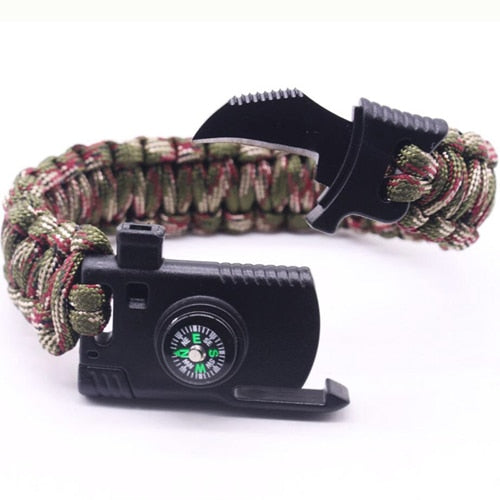 4 in 1 Survival Bracelet