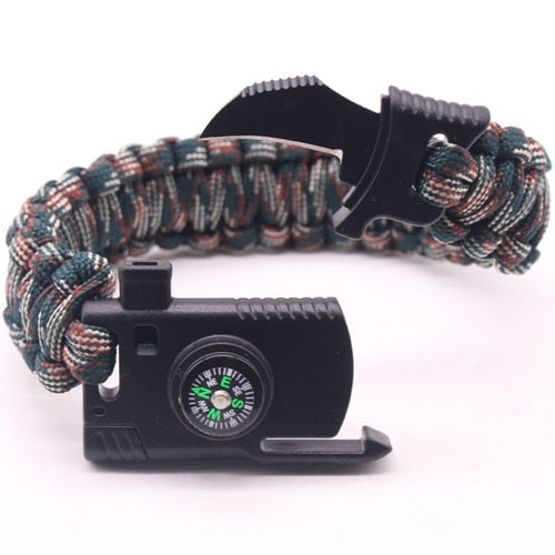 4 in 1 Survival Bracelet