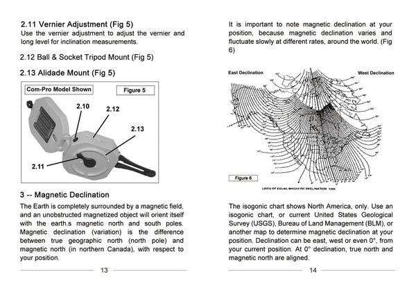 Professional Geological Lightweight Military Pocket Compass