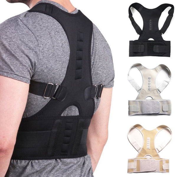 Unisex  Adjustable Magnetic Posture Corrector Corset