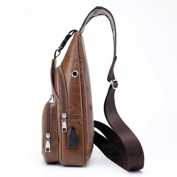 Crossbody  USB Chest Bag