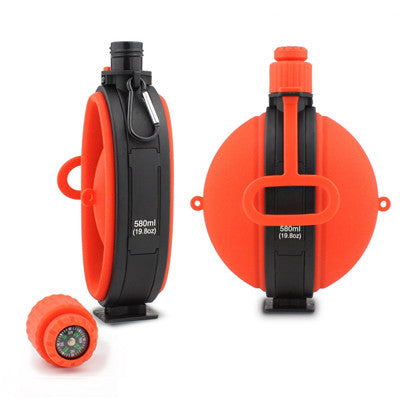 580ML Collapsible High Capacity Portable Water Bottle