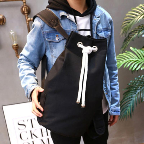 Drawstring Military Backpack