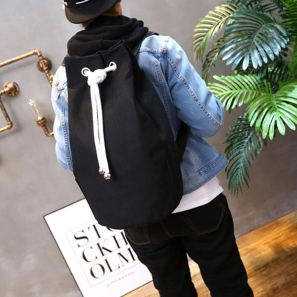 Drawstring Military Backpack