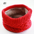 Unisex Winter Warm Knitted Ring Scarves
