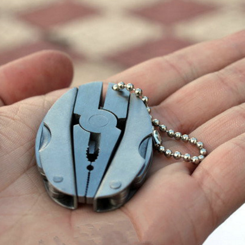 Multi-functional Folding Plier Clamp Keychain | mysportsandoutdoors